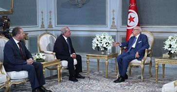 Le président de la République a reçu Mazen Abou Chanab, le représentant du HCR en Tunisie 