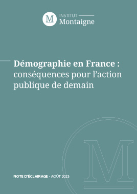 Démographie en France : conséquences pour l'action publique de demain - I. Montaigne