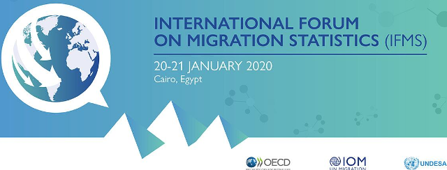 2ème Forum international sur les statistiques relatives à la migration en Egypte, les 20 et 21 janvier 2020