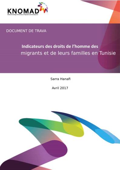 Indicateurs des droits de l’homme des migrants et de leurs familles en Tunisie