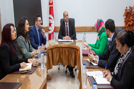 La coopération en matière de la migration objet de la réunion du ministre des Affaires sociales avec le directeur du Bureau de l’ICMPD de la région de la Méditerranée