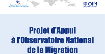 OIM : Projet d’appui à l’Observatoire National de la Migration